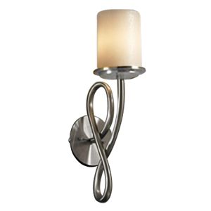 CandleAria Capellini Cylinder Wall Sconce by Justice Design Group - Starlight Lighting USA and Canada